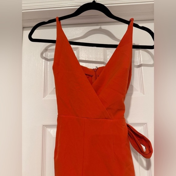 ASOS Elegant Orange Jumpsuit size 2 - Picture 3 of 8